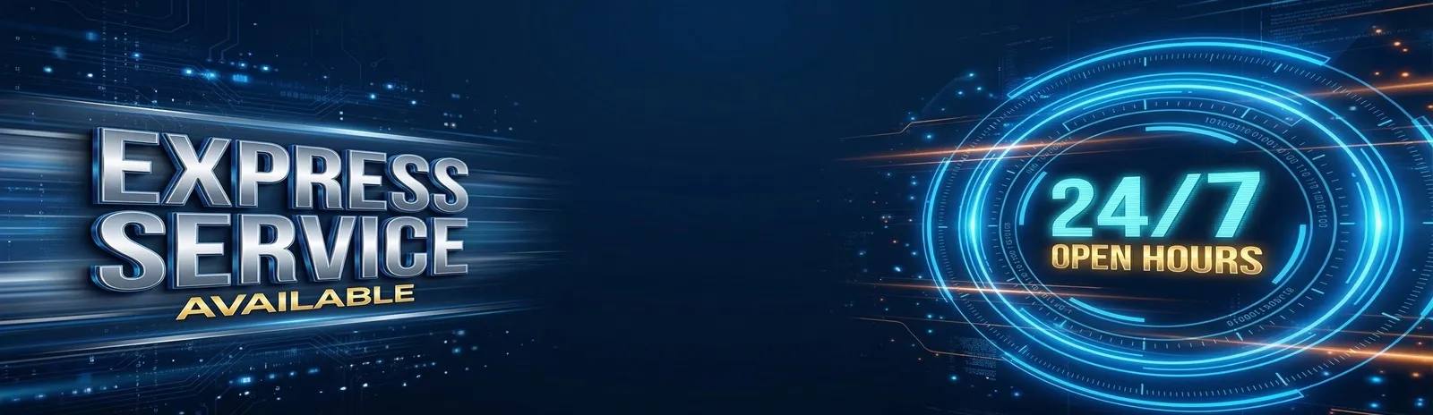 Promotional discount banner and current offers