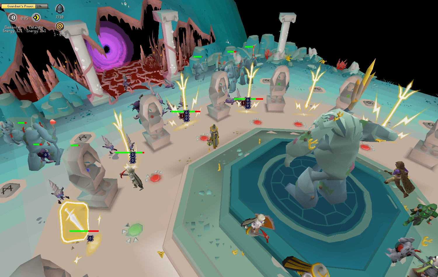 Guardians of the Rift, the main Runecraft minigame