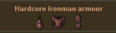 Hardcore ironman armour