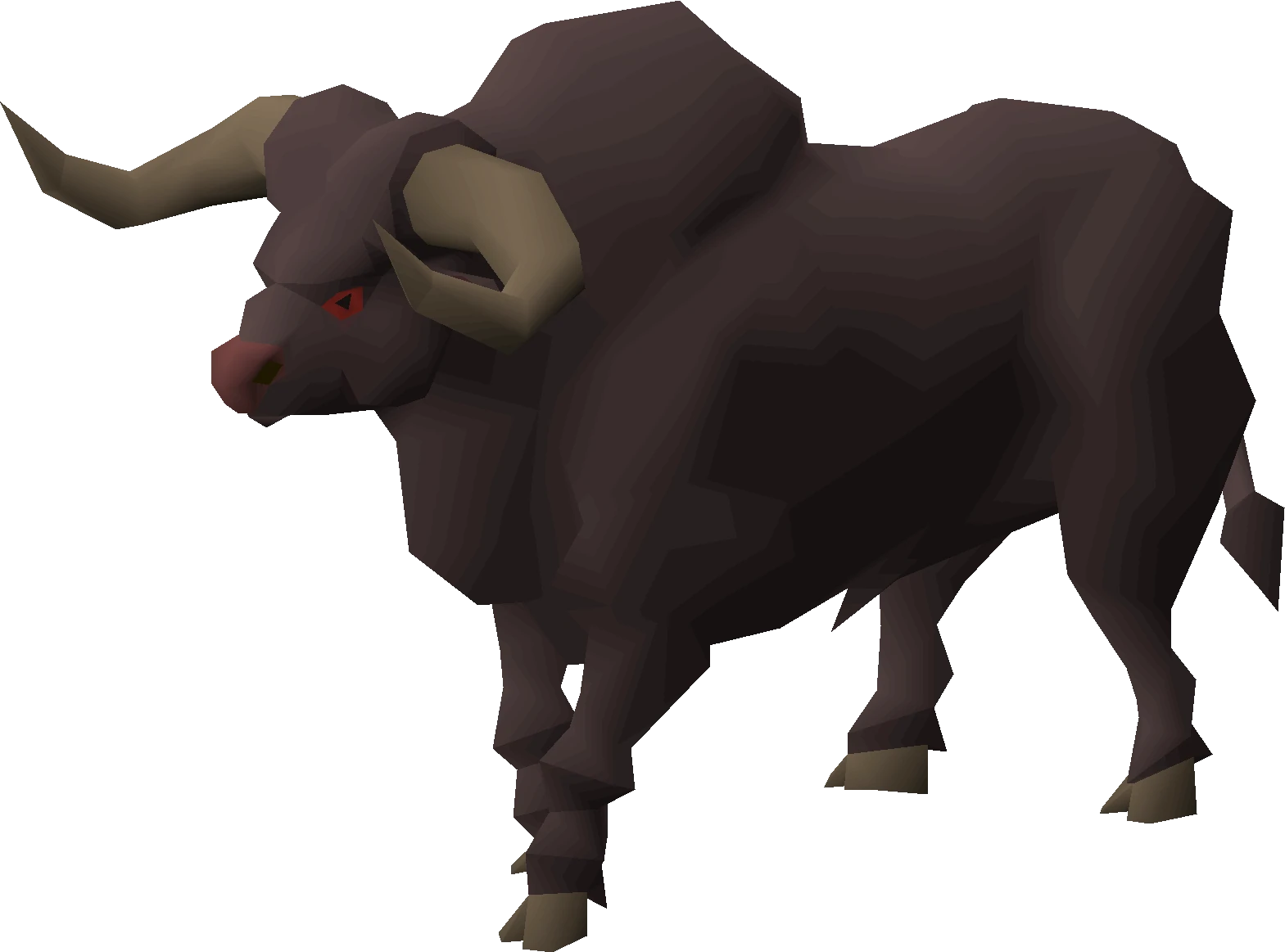 Brutus, the cow boss in the Lumbridge cow field in Old School RuneScape