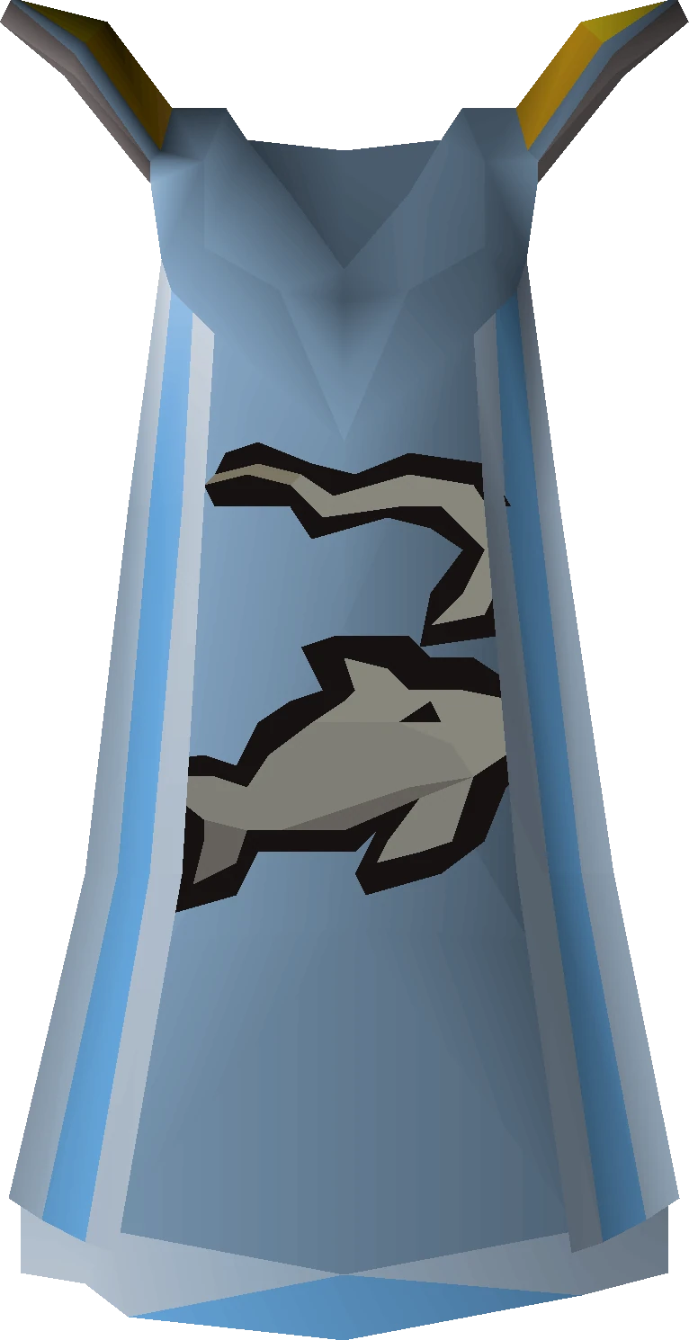 Fishing cape; higher Fishing and Hunter levels improve Molch pearl chance