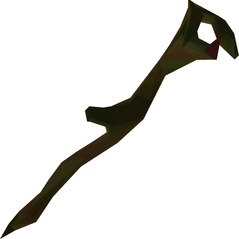 Mud battlestaff, an elemental staff that supplies water and earth runes