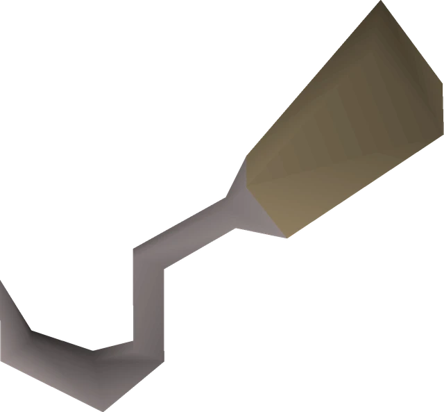 The pirate's hook, a glove-slot item bought with Brimhaven vouchers