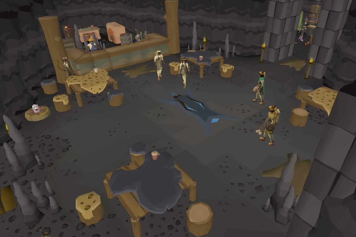The Burrow beneath the Hunter Guild, where the Guild hunters hand out rumours