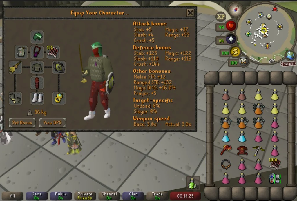 Main — Budget ACB equipment screenshot
