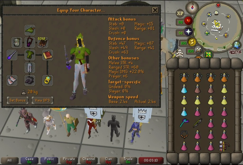 Pure — Twisted Bow equipment screenshot